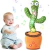 TWORIVER Dancing Talking Cactus Baby Toy, Mimicking & Repeating with Singing, Dancing and Recording, Volume Adjustable, Stocking Stuffers for Infants Toddlers Boys and Girls view 1