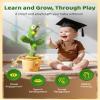 TWORIVER Dancing Talking Cactus Baby Toy, Mimicking & Repeating with Singing, Dancing and Recording, Volume Adjustable, Stocking Stuffers for Infants Toddlers Boys and Girls view 2