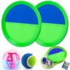 Ayeboovi Kids Outdoor Beach Pool Toys Toss and Catch Ball Set Upgraded Light UP Ball Yard Lawn Games for 3-12 Years Boys Girls Toddlers Birthday Gifts Stocking Stuffers-Green view 1