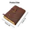 Lord of Battles Medieval Leather Journal, Handmade Antique Paper Notebook, 7 x 5 Inch Vintage Writing Journal for Sketching, Travel & Diary Use (Seafarer Log Journal) view 2