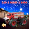 Desdoni Remote Control Car, RC Fire Truck for Kids, RC Monster Truck Toy 2.4GHz 1:18 Scale Model Vehicle with LED Lights Sounds Racing Sport Toy Car for Adults Boys Girls Kids Gift 2Pcs Batteries view 2