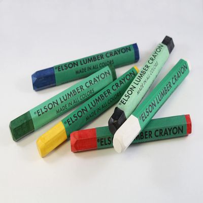 HEXAGONAL BLUE Lumber Crayon - 1dozen