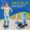 Flybar Pogo Trick Ball for Kids, Trick Bounce Board for Boys and Girls Ages 6+, Up to 160 lbs, Includes Pump, Easy to Carry Handle, Durable Plastic Deck Indoor, Outdoor Toy Pogo Jumper (Blue Camo) view 2