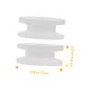 VILLFUL 200pcs Plastic Belt Pulley Wheels for Projects Mini Gear Replacement for Science Education Aircraft Repairs and Models view 3