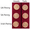 Ted's Sterling Magic Copper Silver Coins Genuine US Half Dollar Copper Penny Coin Trick (Irish Penny) view 4