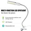 JUIYU Microscope Accessories Kit LED Clip-On Desk Lamp 20W Multi Lamp Beads Replaceable Bulb Multi-Function Desk Lamp, Repair Spotlight Reading Book Night Light Microscope Slides (Color : Light Bulb) view 3