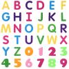BXI 36 Pcs Alphabets Numbers & Letters Felt Board Story Pieces Set for Toddlers, Preschool & Kindergarten, Precut Felt Figures for Preschool Crafts Activity Early Learning Storytelling view 1
