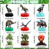 10 Pcs Dinosaur Centerpieces For Birthday Party 3D Dino Honeycomb Table Decorations Safari Jungle Animal Theme Baby Shower Table Paper Topper Stand Decor For Boys Girls Kids view 2