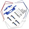 hopsupRC RC Aluminum Front and Rear Wide Sway Bar Kit Upgrades Part for 1/10 Slash 2WD RC Car,Alloy Sway Bar Kit Front & Rear Anti-Roll Bar Wide Sway Bar Hops Up view 4