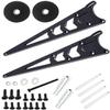 hopsupRC RC Aluminim Adjustable Wheelie Bar Kit Tail Wheel Head up Wheel Upgrades Part for 1/10 Slash 2WD,Rustler,Bandit,Adjustable Wheelie Bar Kit Tail Wheel Head up Wheel Assembly Hops Up view 1