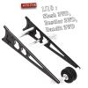 hopsupRC RC Aluminim Adjustable Wheelie Bar Kit Tail Wheel Head up Wheel Upgrades Part for 1/10 Slash 2WD,Rustler,Bandit,Adjustable Wheelie Bar Kit Tail Wheel Head up Wheel Assembly Hops Up view 2