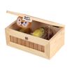 Luqeeg Wooden Useless Box, Stress Relief Box Toy Do t Touch Useless Box view 4