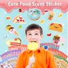 Tageenla Smelly Stickers Scratch and Sniff, 72 Sheets 1500+ Scented Stickers for Kids Food Theme 18 Scents, Cute Stinky Food Patterns for Classroom Reward, Student Incentives for Elementary view 2