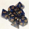 Galaxy DND Dice 7Pieces, Glitter Sparkle Cosmic Blue Black Mixed Polyhedral DND Dice for RPG MTG Table Game Dice view 4