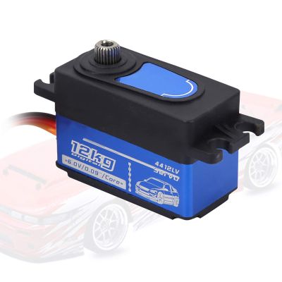 Tbest Profile Servo High Speed,12Kg Servo Rc 15Kg Low Profile Savox,Servo Jx Low Profile,Servo High Speed 1:10 Remote Control Drift 4412 12Kg Digital Servo Large Torsion Metal Gear for Rv