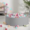 GUESVOT Ball Pit Balls Plastic Balls for Ball Pit BPA Free Plastic Balls Crush and Smash Proof Ball 100pcs 2.2" Set for Toddlers for Play Tent Tunnel (Macaron 10 Colors) view 4