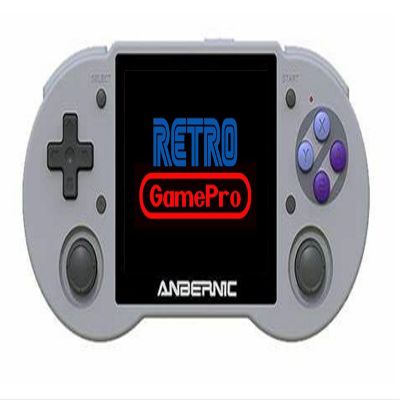 RG353P Handheld Game Console - 3.5 Inches Screen, 64GB Storage, WiFi & Bluetooth, Android/Linux Dual System, Open Source, Gray