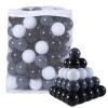 GUESVOT Ball Pit Balls Plastic Balls for Ball Pit BPA Free Plastic Balls Crush and Smash Proof Ball 100pcs 2.2" Set for Toddlers for Play Tent Tunnel (Black+White+Gray) view 2