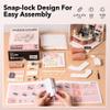 Wowood Super Creator-Mini Blocks Model Building Set for Adults, Miniature Plastic House Kit Super Store-Building Blocks Toys for Adult, DIY Crafts/Hobbies for Adult (Double Joy Bubble Tea) view 3