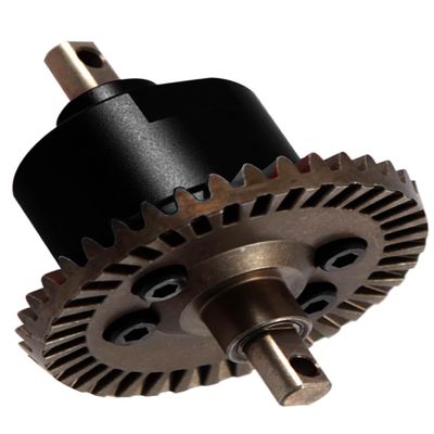 hopsupRC RC Steel Front Main Gear & Differential Case Upgrades Part for 1/10 Slash/Rustler/Stampede 4X4 VXL,Metal Differential Front Differential Upgrades,5381 6882 5379,Black