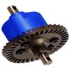 hopsupRC RC Steel Front Main Gear & Differential Case Upgrades Part for 1/10 Slash/Rustler/Stampede 4X4 VXL,Metal Differential Front Differential Upgrades,5381 6882 5379,Blue view 1