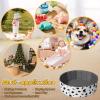 Baby Ball Pit for Toddlers1-3, Foldable Kids Ball Pits Play Tent, Crawl Playpen Ball Pool Playhouse with Storage Bag, for Boys Girls Dogs Cats Festival Play (Balls Not Included), Cow view 3