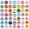 50PCS Trolley Case PVC Stickers Waterproof Cute Removable Graffiti Stickers for Laptops, Skateboards, Water Bottles and More - Reusable for Teens and Adults (Smiling Face) view 2