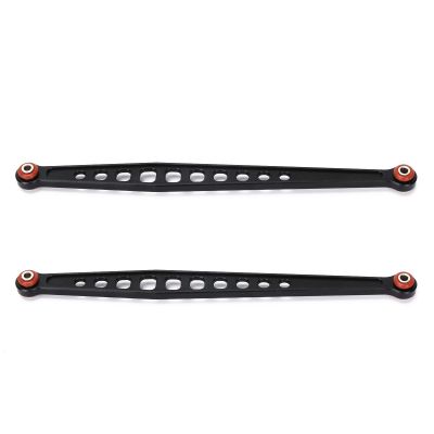 Alloy Rear Upper Suspension Link 4x206mm 2pcs for 1/7 UDR Unlimited Desert Racer 85086-4 Upgrade Parts (Black)