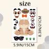 24 Sheets Dinosaur Make a Face Sticker Sheets for Kids Todders Activities, Make Your Own Stickers for Kids Birthday Party Favor Supplies Craft view 3