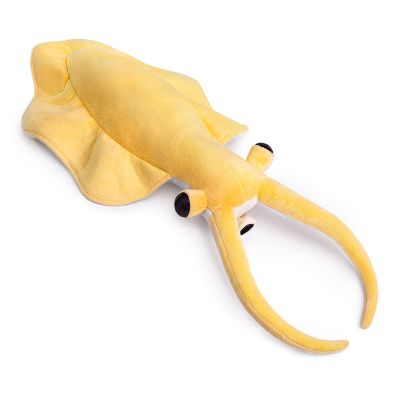 ZHONGXIN MADE Realistic Nectocaris Pteryx Plush Toy - Lifelike 19" Cambrian Ancient Organism Cambrian Nectocaris Stuffed Animals, Creative Ocean Model Plushie, Unique Plush Gift for Kids