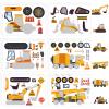 24 Sheets Construction Make a Face Sticker Sheets for Kids Todders Activities, Make Your Own Stickers for Kids Birthday Party Favor Supplies Craft view 1