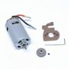 KingVal Replacement 550 Motor with Motor Mount and 27T Motor Gear RC Spare Parts Compatible with WLtoys 124019 124018 144001 RC Car view 1