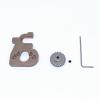 KingVal Replacement 550 Motor with Motor Mount and 27T Motor Gear RC Spare Parts Compatible with WLtoys 124019 124018 144001 RC Car view 4