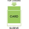 100pcs/Lot Love Heart-Shape Laser Flashing Card Sleeves Trading Cards Film Magic Kpop Card Protector Holographic Foil Protective Cover (top Loading 61x88mm 2 Sides foil) view 2