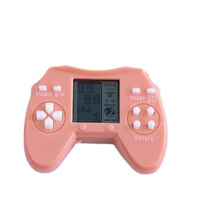 Retro Classic Game Console Pendant Keychain Playable Electronic Miniature Handheld Mini Games Machine with Keychain Ring Gift (P5)