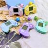 Retro Classic Game Console Pendant Keychain Playable Electronic Miniature Handheld Mini Games Machine with Keychain Ring Gift (V5) view 4