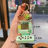 Retro Classic Game Console Pendant Keychain Playable Electronic Miniature Handheld Mini Games Machine with Keychain Ring Gift (Y5) view 2