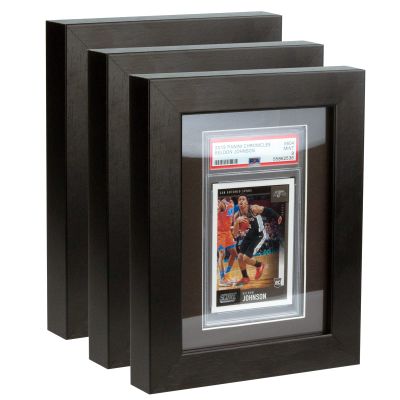 Graded Card Display FrameCompatible with PSA, CGC, and TAG SlabsWall-Mount Trading Card Display Case for Sports Cards, Pokmon, and MTG