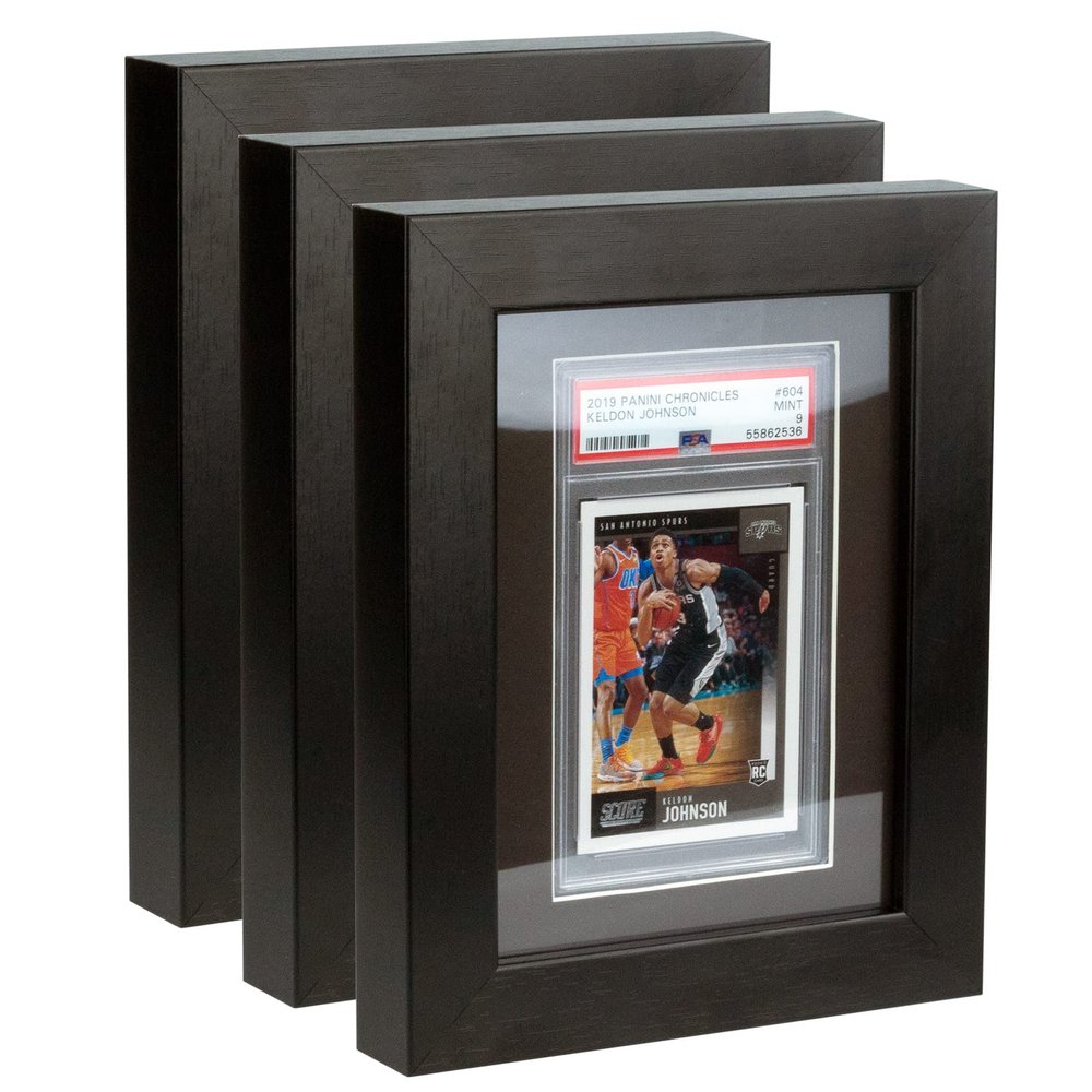 Graded Card Display FrameCompatible with PSA, CGC, and TAG SlabsWall-Mount Trading Card Display Case for Sports Cards, Pokmon, and MTG