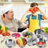 Cookware Pots and Pans Play Set with Cooking Mini Stainless-Steel Kitchen Cooking Utensils Toys,Pretend Toys for Kids, EducationalDevelopment Toy Kitchen Playset Accessories for Kids view 3