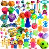 Party Favors for Kids, 64 Pcs Small Toys Prizes Bulk, Easter Basket Goodie Bag Stuffers, Pinata Egg Fillers, Treasure Box Toys for Classroom, Prize Box Birthday Gift Bag Student Rewards view 1