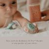 Suavinex Bonhomia Premium Baby Pacifier Clip with Ribbon, Stylish Binky Clips with Double Sided Design, Baby Accessories, Baby Essentials (0mo+), Mint view 4