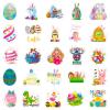 200Pcs Easter Stickers for Water Bottles, Easter Egg Bunny Stickers for Kids Teens Girls Adults, Vinyl Waterproof Sticker for Laptop, Phone view 2