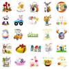 200Pcs Easter Stickers for Water Bottles, Easter Egg Bunny Stickers for Kids Teens Girls Adults, Vinyl Waterproof Sticker for Laptop, Phone view 3