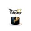 Happy 87th Birthday Cake Toppers Glitter 87th Anniversary Cake Topper 87 Years Loved Bday Decorations 87 Gold Birthday Cake Decorations Eighty-seven Party Supplies for Women Men(Black Gold) view 4