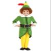 Buddy The Elf Costume for Toddlers- 4 Pc Christmas Elf Costume with Hat & Belt - Kids Holiday Elf Cosplay Suit 2T view 1