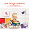 Alomejor 8PCS Finger Paints Washable DIY Kids Finger Paints for School Classroom Art Painting Supplies view 3