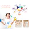 Alomejor 8PCS Finger Paints Washable DIY Kids Finger Paints for School Classroom Art Painting Supplies view 4