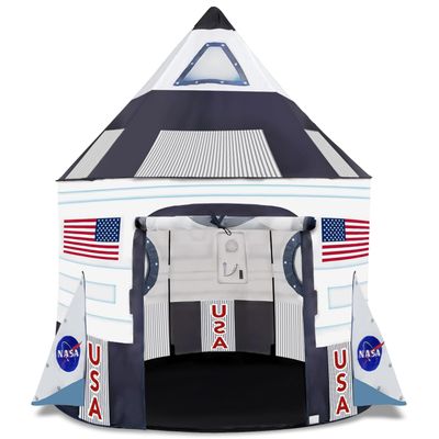 ArtCreativity Kids Tent Indoor Pop up Play Tent for Kids, Outer Space Party Decorations & Space Toys for Ages 4-12 Indoor & Outdoor Playhouse, Spaceship Playhouse for Birthday Party Decoration