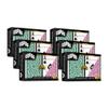 Copag 1546 Design 100% Plastic Playing Cards, Bridge Size (Narrow) Green/Burgundy (Jumbo Index, 6 Sets) view 1